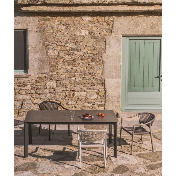 Zahradní jídelní stůl s deskou z kamene 80x140 cm Anafi – Kave Home-image-3