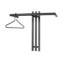 Černý kovový nástěnný věšák 65 cm Senza – Spinder Design