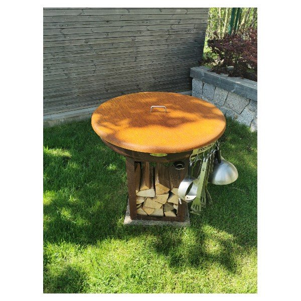 Ocelový poklop na gril L – Remundi-image-1