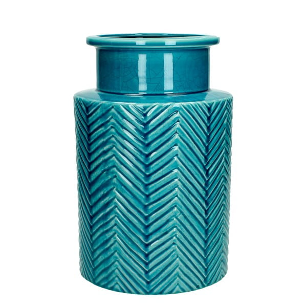 Modrá keramická váza HF Living Azuro Alexis