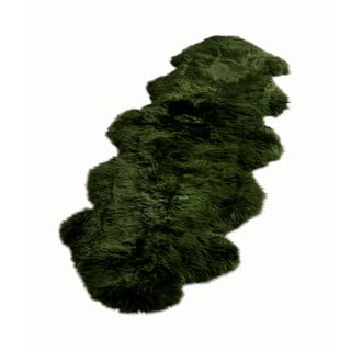 Zelená ovčí kožešina Native Natural Double, 60 x 240 cm