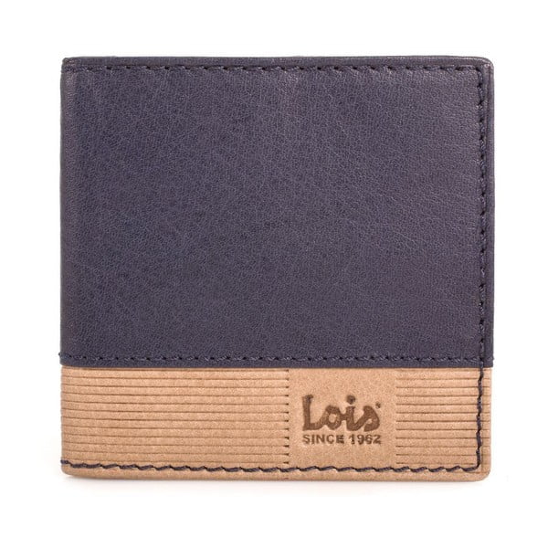 Kožená peněženka Lois Blue, 9,5x9,5 cm