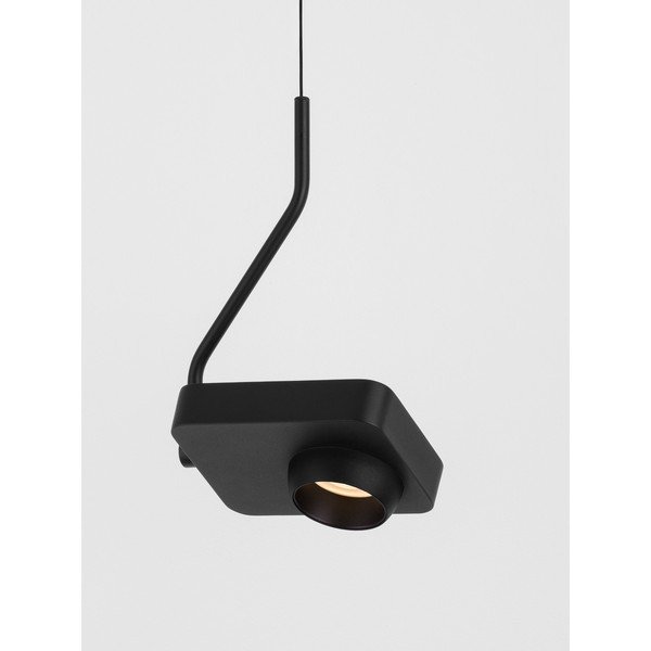 Černé hliníkové LED závěsné svítidlo s ohybatelnou konstrukcí/stmívatelné Kedros – Nova Luce-image-3