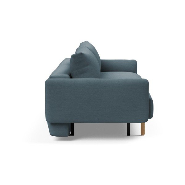 Modrá rozkládací pohovka s područkami Innovation Frode-image-3