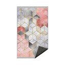 Šedo-růžový pratelný koberec 120x180 cm – Mila Home