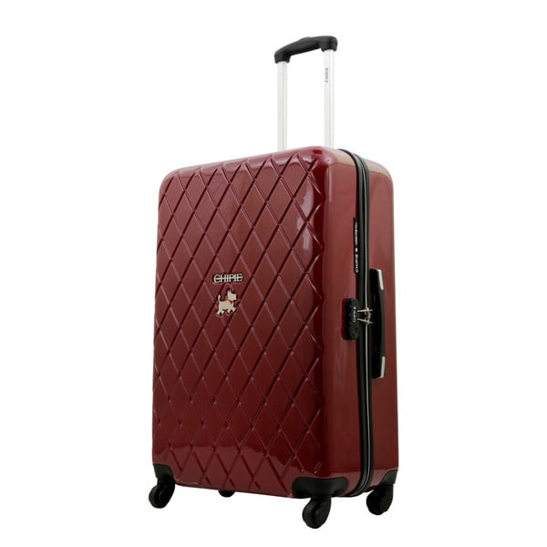Červený cestovní kufr LULU CASTAGNETTE Rob, 107 l
