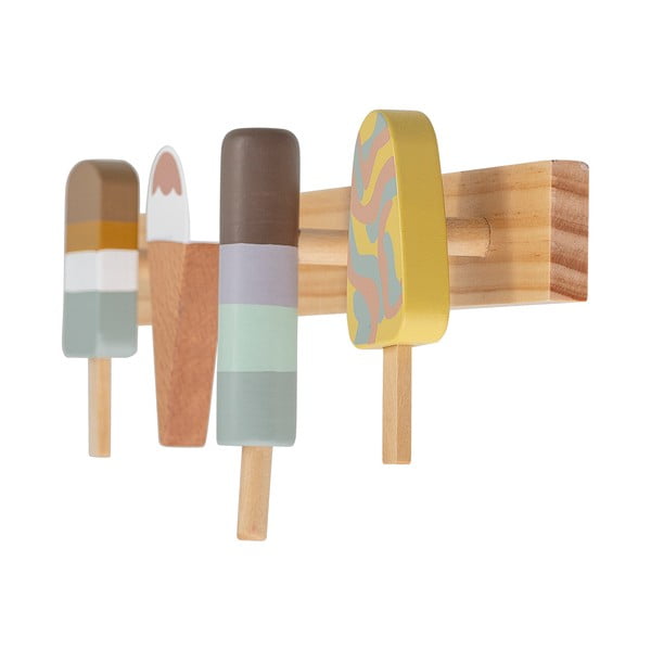 Nástěnný dětský věšák z bukového dřeva Zyon - Bloomingville Mini-image-4