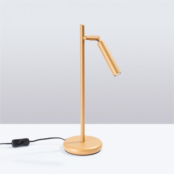 Stolní lampa ve zlaté barvě (výška 43 cm) Fideus – Sollux-image-2