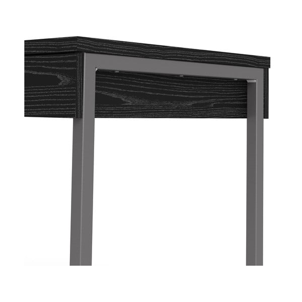 Černý pracovní stůl Tvilum Function Plus, 126 x 52 cm-image-4