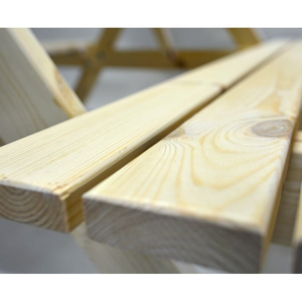 Zahradní jídelní set z borovicového dřeva pro 4 Piknik - Rojaplast-image-4