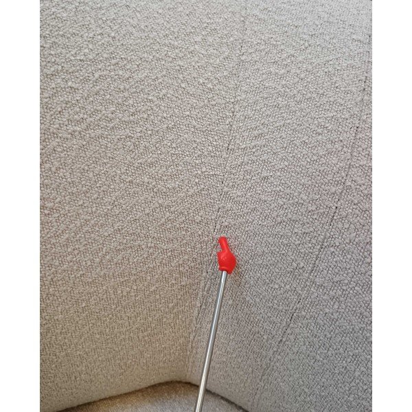 Krémová pohovka z textilie bouclé 230 cm Essen - II. jakost – Cosmopolitan Design-image-4