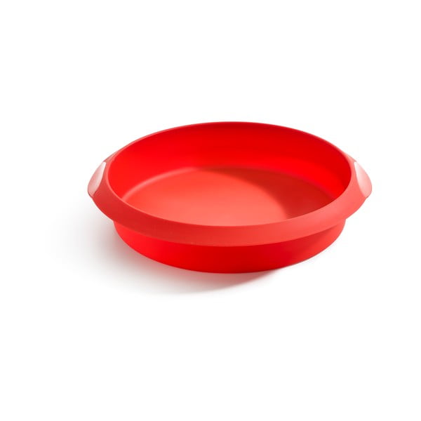 Červená silikonová forma na pečení Lékué, ⌀ 24 cm