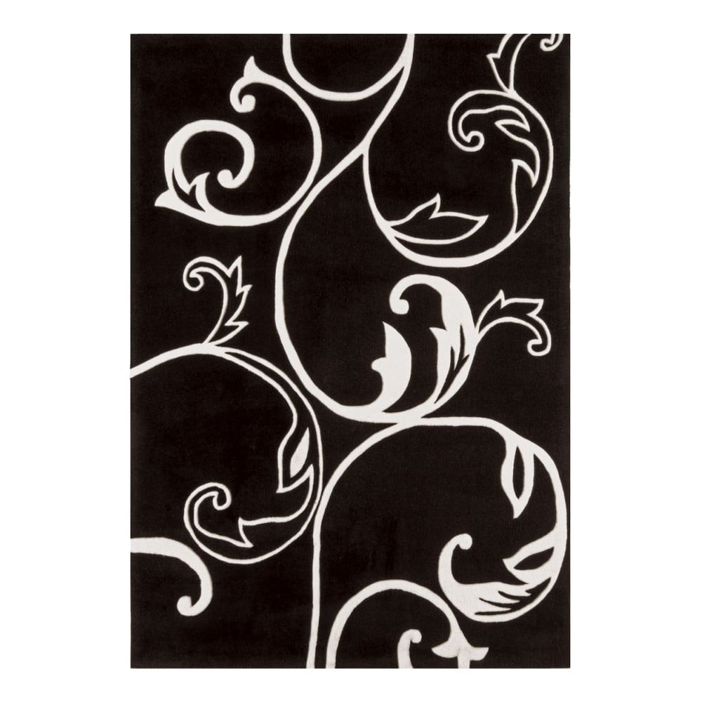 Koberec Asiatic Carpets Eden Emma Black White, 120x180 cm