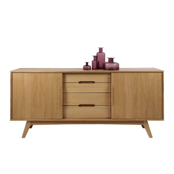 Nízká komoda v dekoru dubu 180x84 cm Marte - Actona-image-3