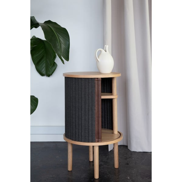 Kulatý odkládací stolek z dubového dřeva ø 38 cm Audacious – UMAGE-image-1