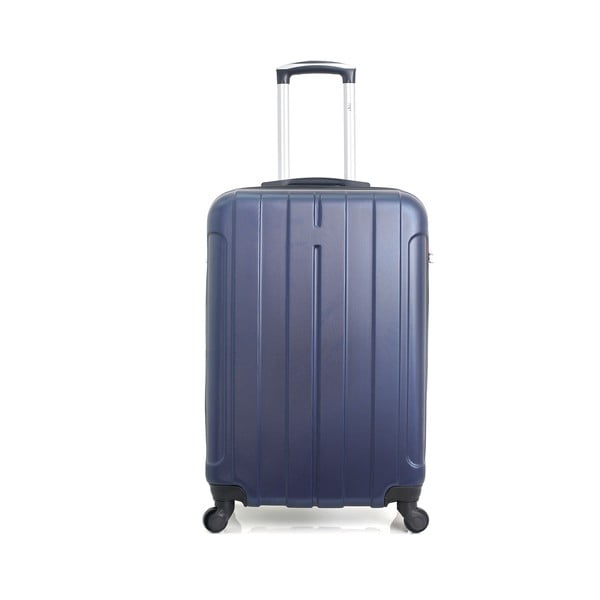 Modrý cestovní kufr na kolečkách Hero Fogo, 60 l