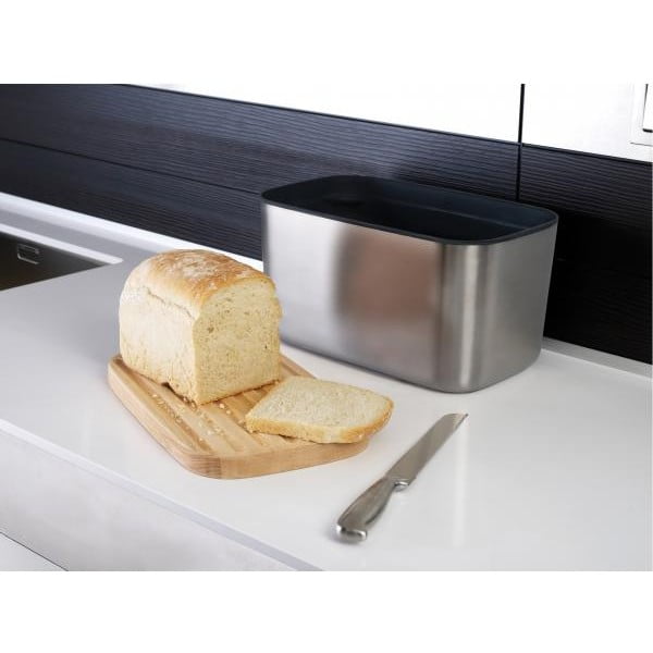Nerezový chlébník s prkénkem Joseph Joseph Bread Bin-image-2