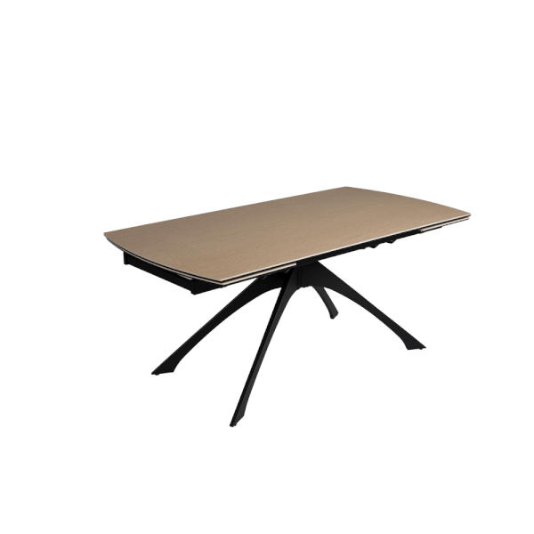 Rozkládací jídelní stůl s přídavnou deskou 90x180 cm Rocía – Ixia