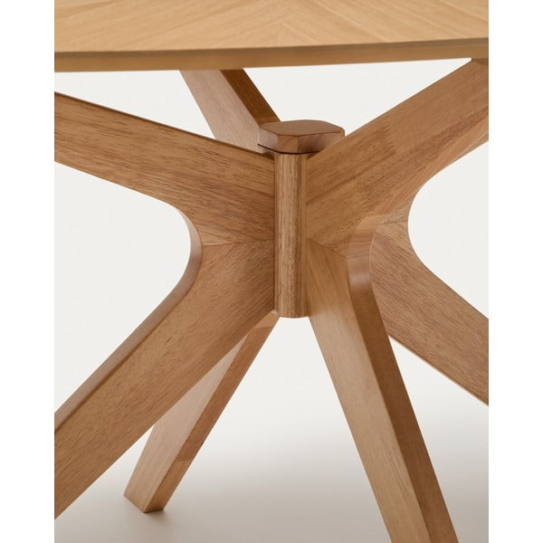 Jídelní stůl s deskou v dubovém dekoru 110x180 cm Naanim – Kave Home-image-4