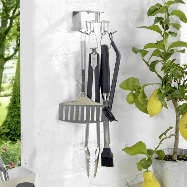 Samodržící kuchyňský organizér z nerezové oceli – Maximex-image-1