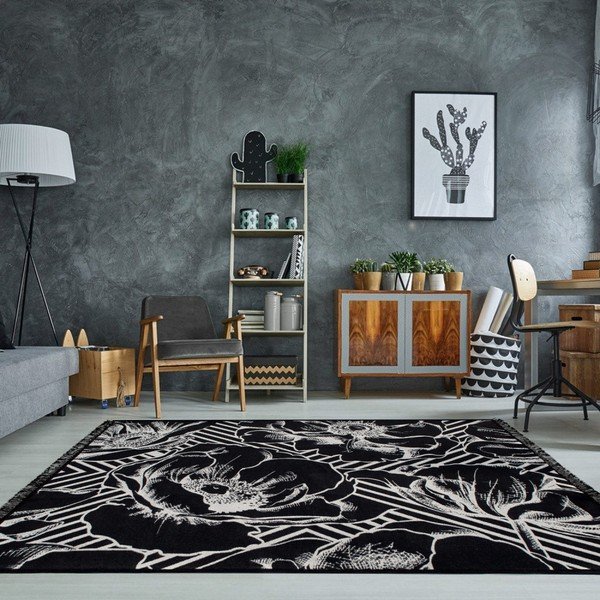 Oboustranný pratelný koberec Kate Louise Doube Sided Rug Blackrose, 160 x 250 cm-image-4