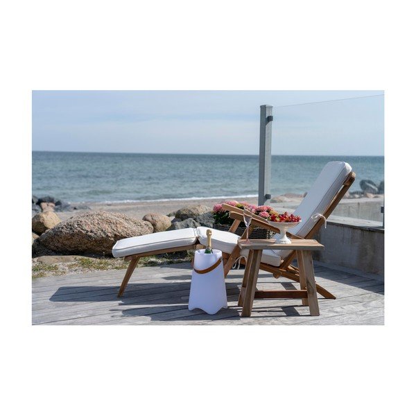 Bílý bavlněný sedák na venkovní lehátko House Nordic Arrecife-image-1