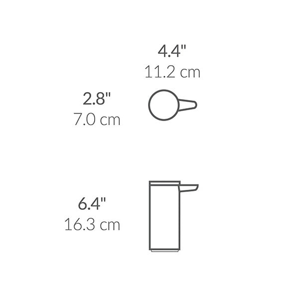 Bezdotykový ocelový dávkovač mýdla v matně stříbrné barvě 266 ml – simplehuman-image-2