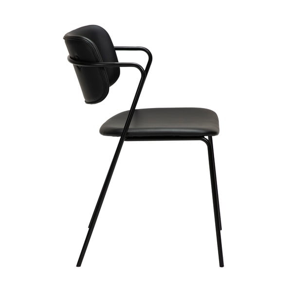 Černá židle z imitace kůže DAN-FORM Denmark Zed-image-1