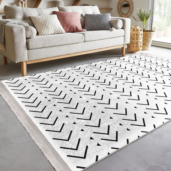 Bílý koberec 160x230 cm – Mila Home-image-2