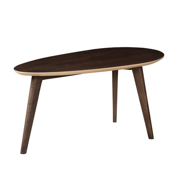 Odkládací stolek z masivního mangového dřeva Woodjam Play Dark Egg