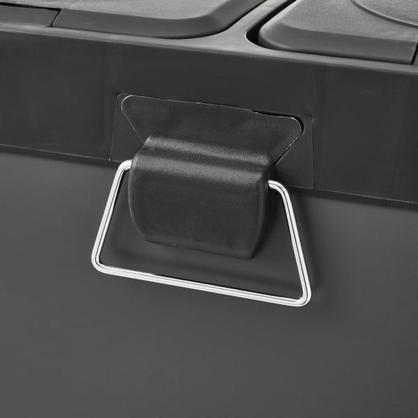 Pedálový odpadkový koš na tříděný odpad z nerezové oceli 30 l Litros – Casa Selección-image-2