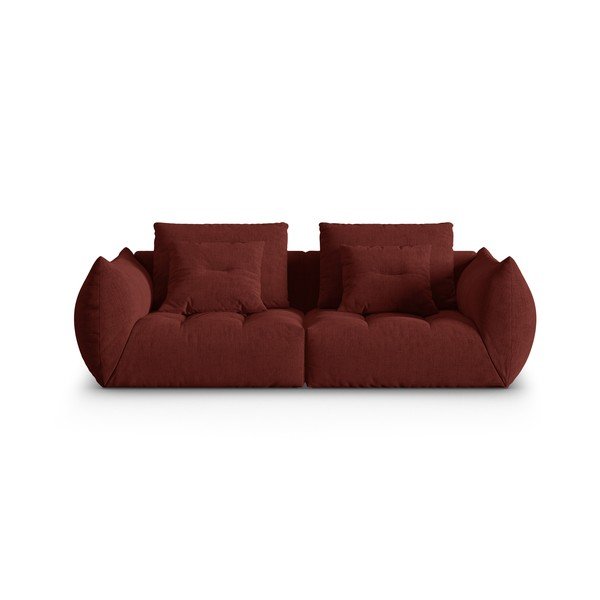 Červená pohovka 232 cm Bloom – Micadoni Home