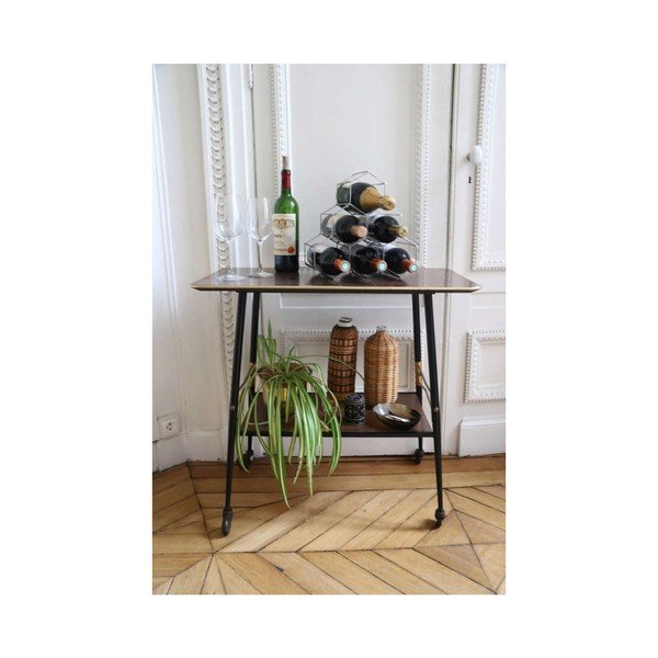 Šedý kovový stojan na víno Compactor-image-1