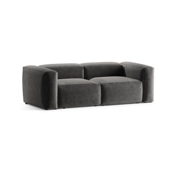 Tmavě šedá pohovka 224 cm Bergamo – Cosmopolitan Design-image-2