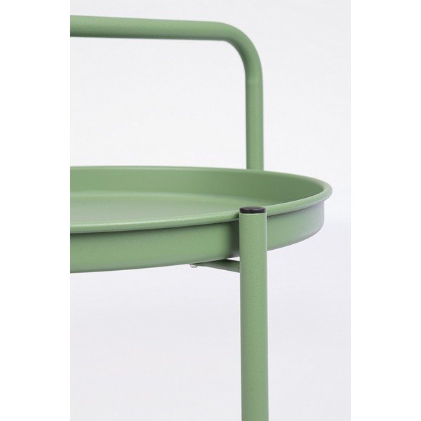 Ocelový servírovací stolek na kolečkách ø 44,5 cm Austin – Yes Everyday-image-2