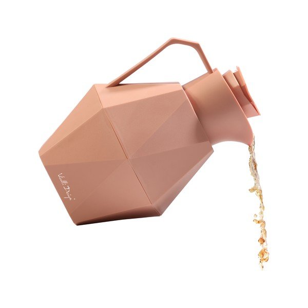 Růžová termoska Vialli Design Geo, 1 l-image-2