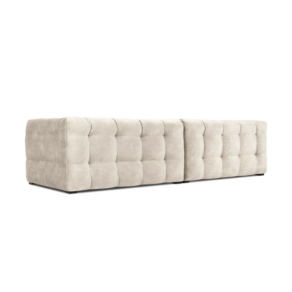 Béžová sametová pohovka Windsor & Co Sofas Vesta, 280 cm-image-4