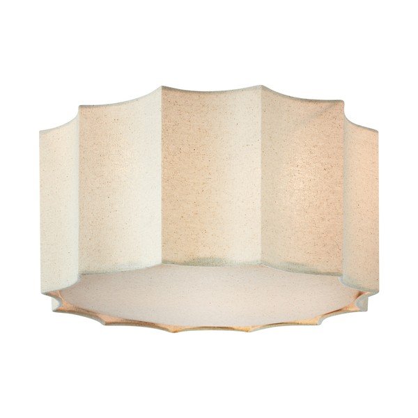 Béžové kovové stropní svítidlo s textilním stínidlem ø 35 cm Olea – Markslöjd