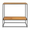 Konzolový stolek s deskou v dubovém dekoru v přírodní barvě 80x36 cm Vita – House Nordic