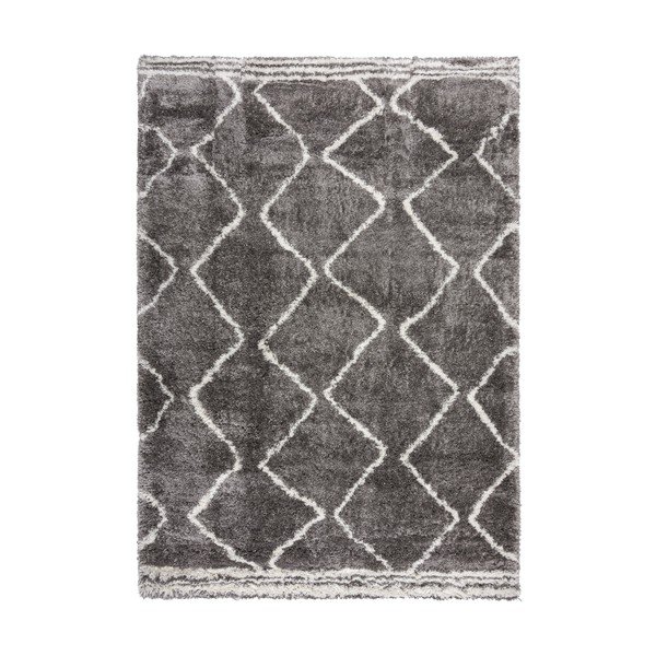 Šedý koberec 200x290 cm Riad Berber – Flair Rugs
