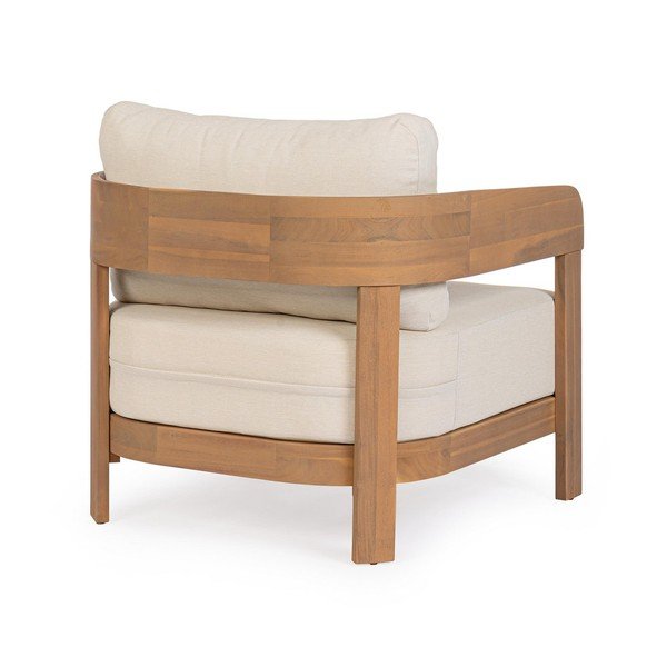 Dřevěné zahradní křeslo v přírodní barvě Pablo – Bizzotto-image-4