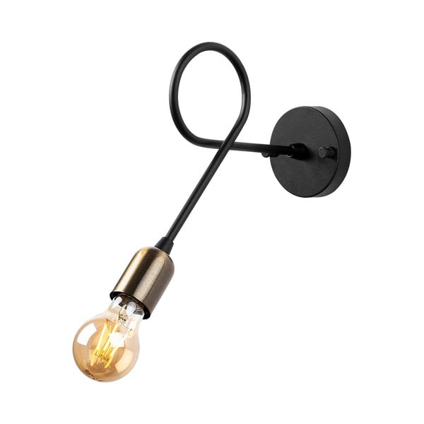 Černé nástěnné svítidlo Viraj – Opviq lights-image-3