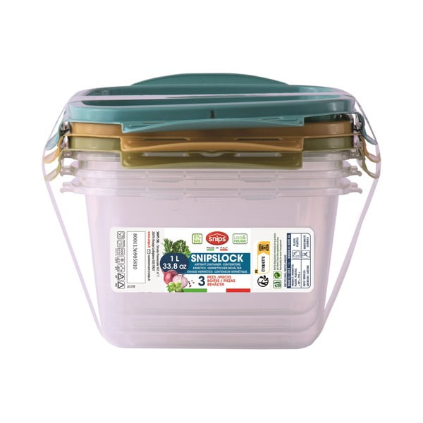 Potravinové krabičky v sadě 3 ks Snipslock – Snips-image-4