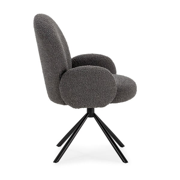 Tmavě šedé křeslo Dario – Marckeric-image-2