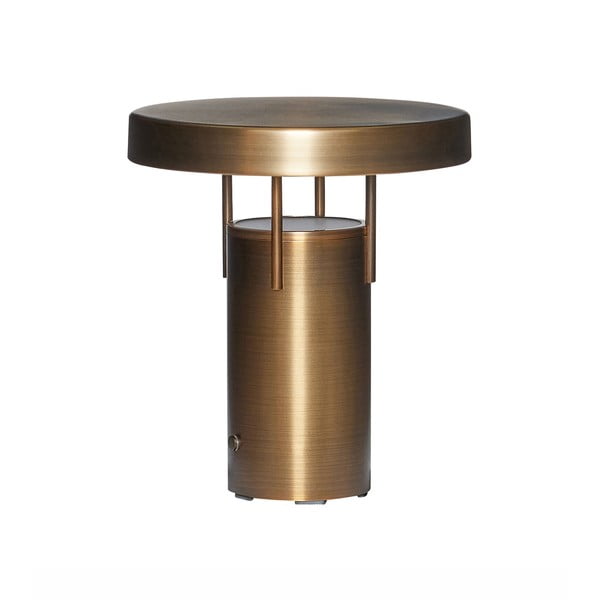 LED stmívatelná stolní lampa v bronzové barvě (výška 20 cm) BringMe – Hübsch