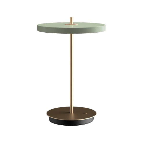 Světle zelená LED stmívatelná stolní lampa s kovovým stínidlem (výška 31 cm) Asteria Move – UMAGE