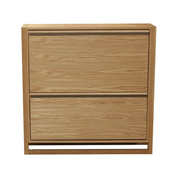 Výklopný botník v dekoru dubu v přírodní barvě NewEst – Woodman-image-2