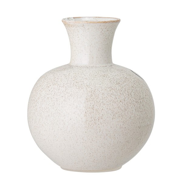 Bílá kameninová váza Bloomingville Irini, výška 22,5 cm-image-2
