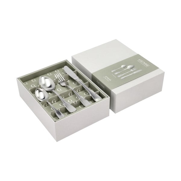 Nerezový příbor ve stříbrné barvě 16 ks Attaché – Gense-image-2
