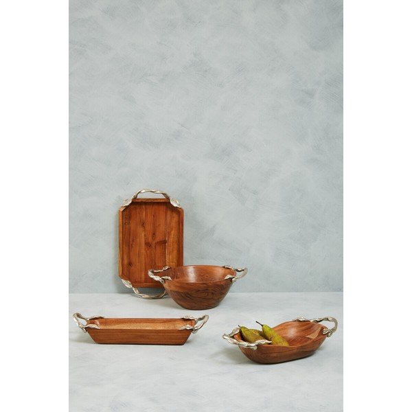 Dřevěná mísa v přírodní barvě Vine – Premier Housewares-image-2